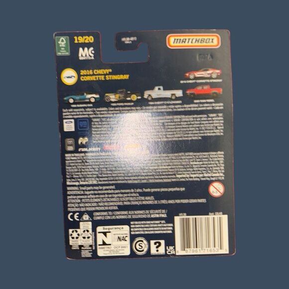 NIP 2022 Matchbox Collectors #19 2016 Chevy® Corvette® Stingray™ 19/20 - Picture 5 of 5